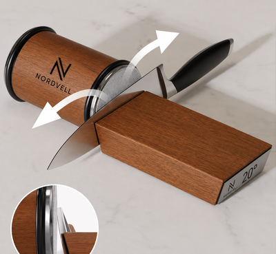 NORDVELL Rollschleifer – Magnetisches Messerschärfsystem