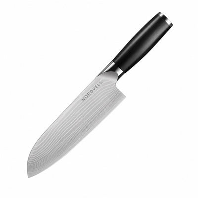 NORDVELL Santoku – VG10 Damastmesser 18 cm