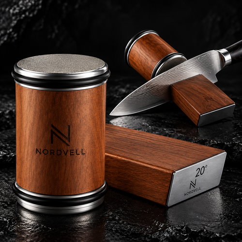 NORDVELL Rollschleifer – Magnetisches Messerschärfsystem